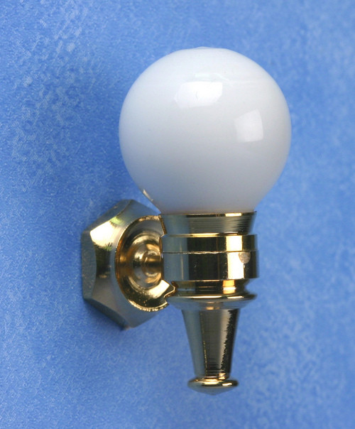 Wall Sconce - White Globe