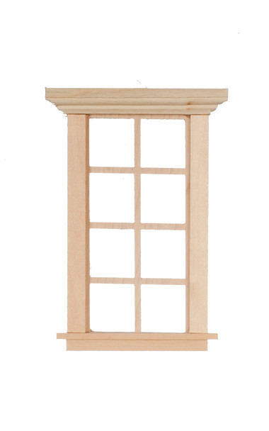 Dollhouse City - Dollhouse Miniatures 4 Over 4 Classical Window