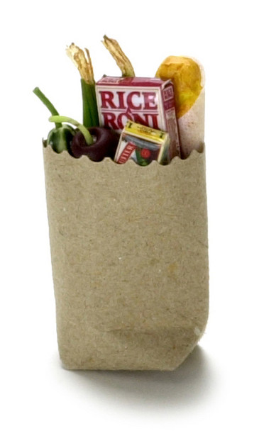Dollhouse City - Dollhouse Miniatures Grocery Bag