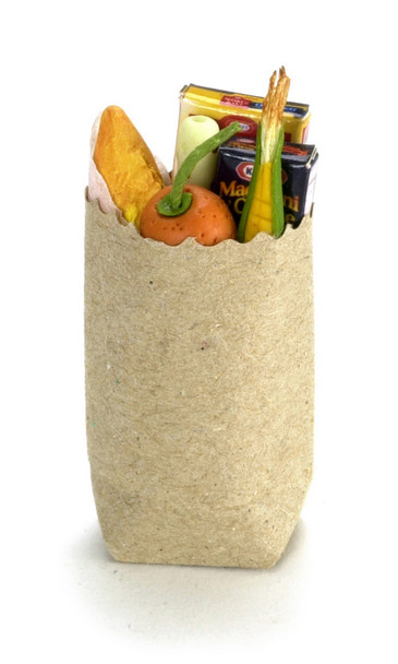 Dollhouse City - Dollhouse Miniatures Grocery Bag