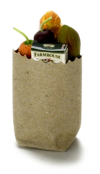 Dollhouse City - Dollhouse Miniatures Grocery Bag