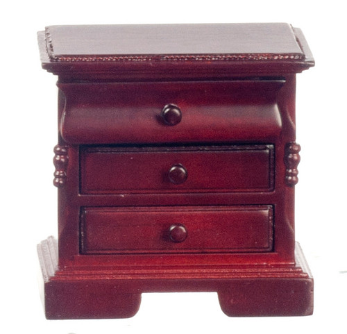 3-Drawer Nigthstand - Mahogany