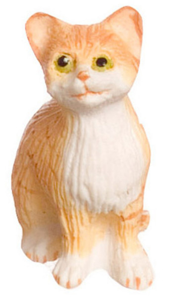 Dollhouse City - Dollhouse Miniatures Sitting - Orange