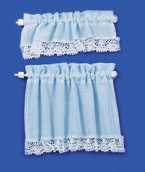 Curtains Set - Cottage Set and Blue