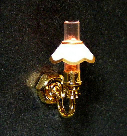 Dollhouse City - Dollhouse Miniatures Golden Era Single Sconce