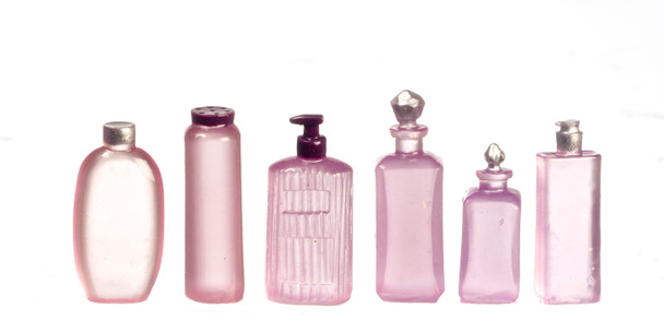 Dollhouse City - Dollhouse Miniatures Lotion Bottles - Assorted and Lavender