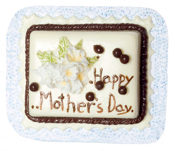 Dollhouse City - Dollhouse Miniatures Happy Mother's Day CakeSet