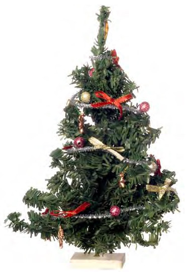 Christmas Tree Decorated with Ornaments