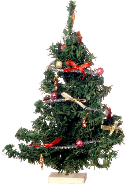 Christmas Tree Decorated with Ornaments