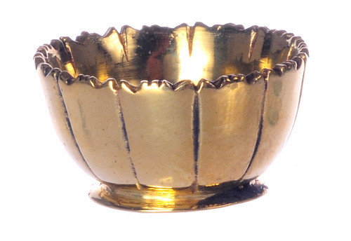 Dollhouse City - Dollhouse Miniatures Bowl - Gold