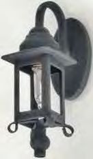 Black Coach Lamp Sconce