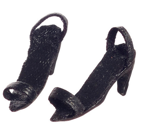 Dollhouse City - Dollhouse Miniatures Hi Heels - Black