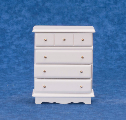 Dollhouse City - Dollhouse Miniatures Chest - White