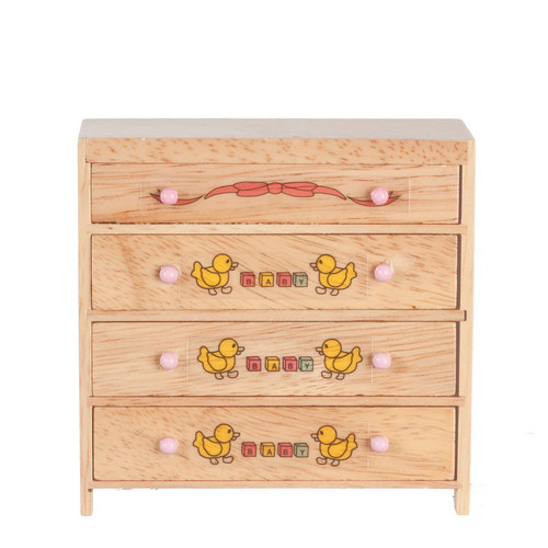 Four Drawer Chest - Oak Walnut