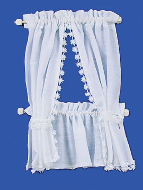 Cabin Curtains Set - White