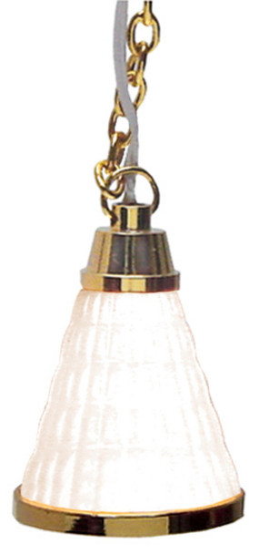 Cone Hanging Lamp - White