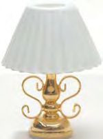 Ornate Table Lamp - Fluted Shade