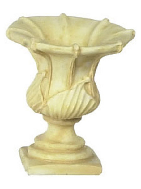 Dollhouse City - Dollhouse Miniatures Caesars Urn Tan