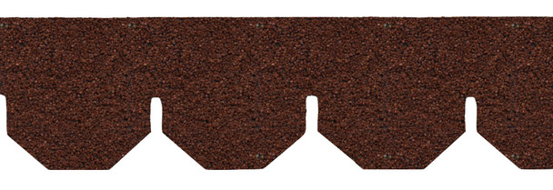 Dollhouse City - Dollhouse Miniatures Hexagon Asphalt Shingles - Red