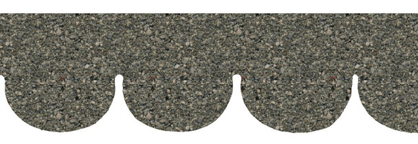Dollhouse City - Dollhouse Miniatures Fishscale Asphalt Shingles - Grayblend