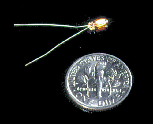 Dollhouse City - Dollhouse Miniatures 12 Volt GOR Bulb with Wire Terminals