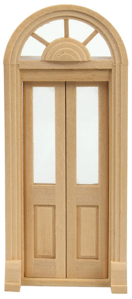Palladian Double Entry Door