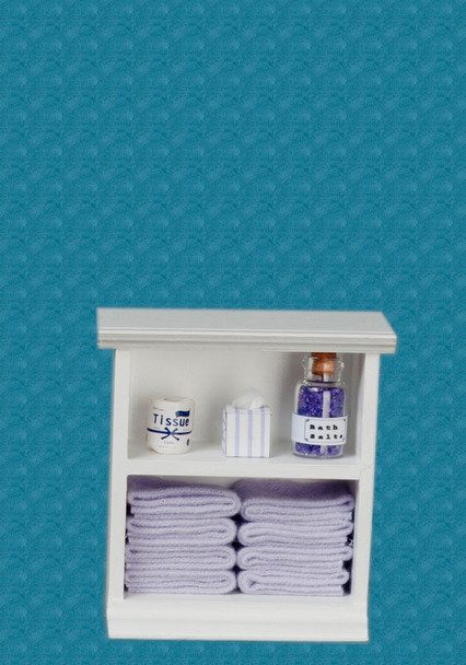 Bath Cabinet - Small and Lavender