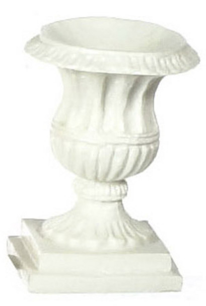 Dollhouse City - Dollhouse Miniatures Large Urns - White
