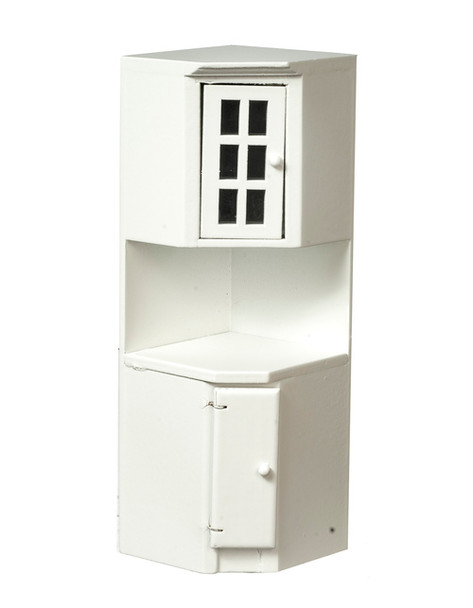 Corner Cabinet - White