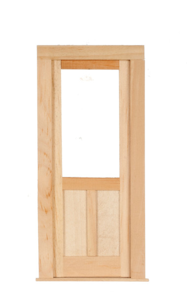 Dollhouse City - Dollhouse Miniatures Federal Door - 2 Flat and 1 Glass Panel