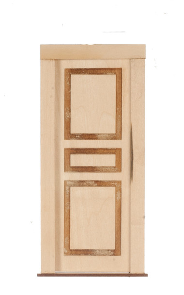 Dollhouse City - Dollhouse Miniatures 3 Panel Door