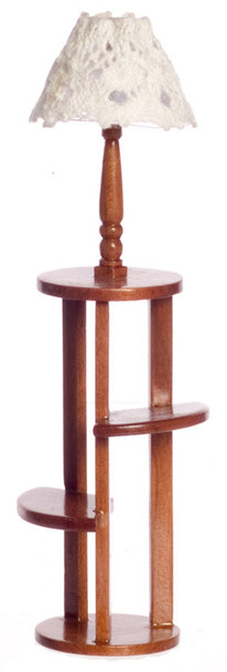 3-Shelf Lamp - Walnut