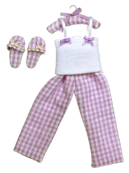 Dollhouse City - Dollhouse Miniatures Lady's Pajama and Slippers