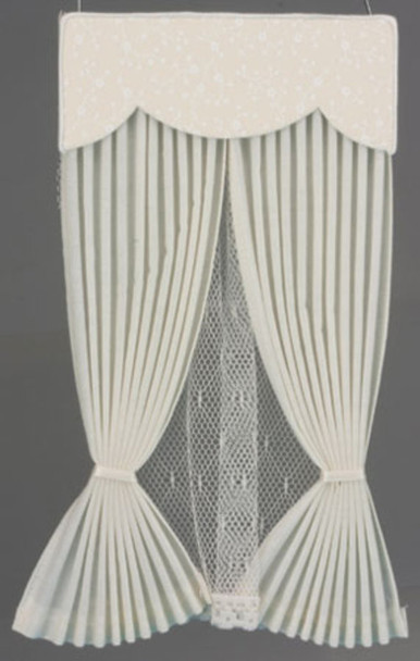 Standard Draperies Shade Set - White