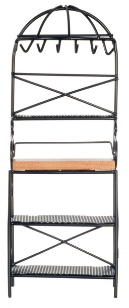 Metal Kitchen Rack - Black