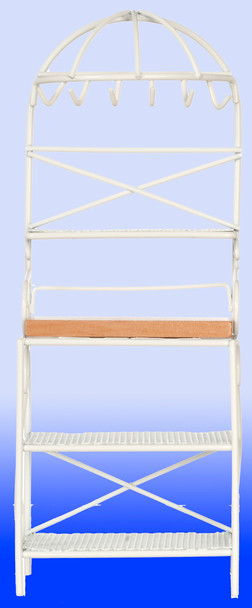Metal Kitchen Rack - White
