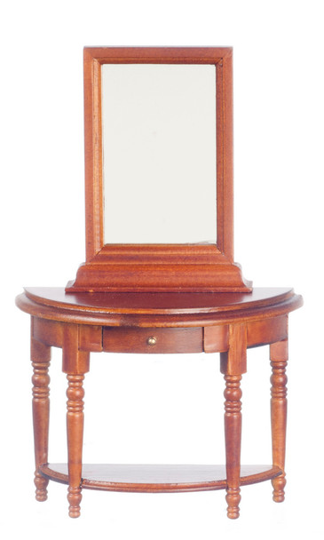Half Table - Mirror - Walnut