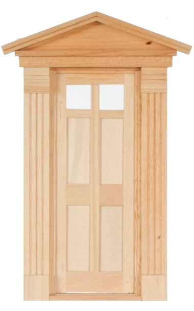 Dollhouse City - Dollhouse Miniatures 4 Flat Panel Federal Door