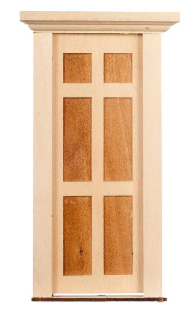 6 Flat Panels Classic Interior Door