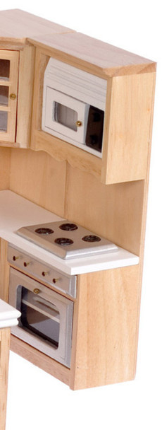 Stove, Oven and Microwave - Oak