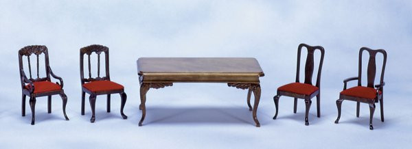 Blue Flloral Chair