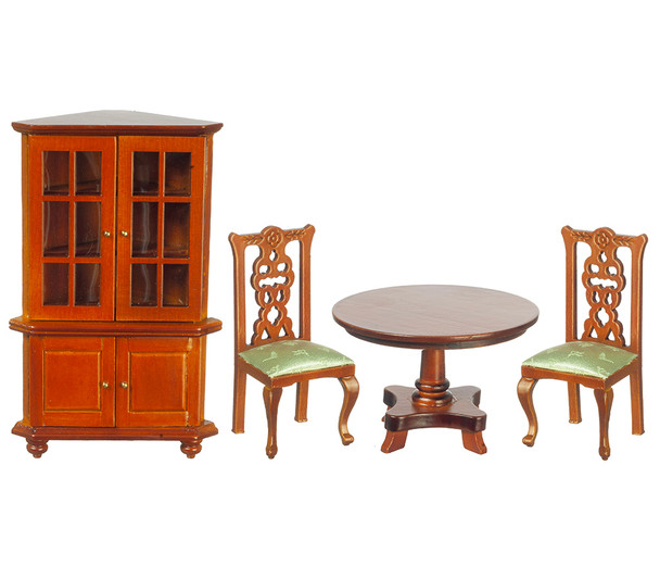 Dining Room Set - Green and Walnut