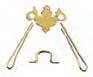 Chippendale Pulls & Plates Set
