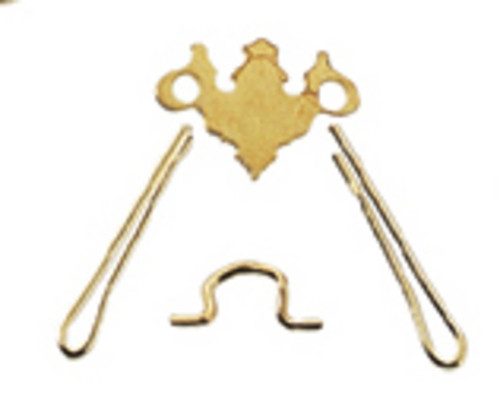 Chippendale Pulls & Plates Set