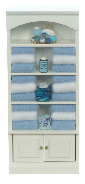 Bathroom Cupboard with Towels