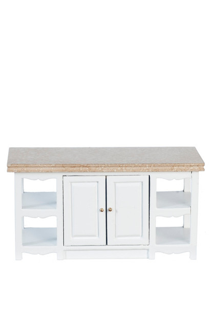Center Island - White and Marble