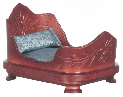 Belter Bed - Mahogany