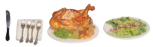 Chicken Dinner with Salad