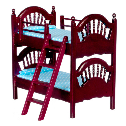 Spindle Bunk Bed - Mahogany