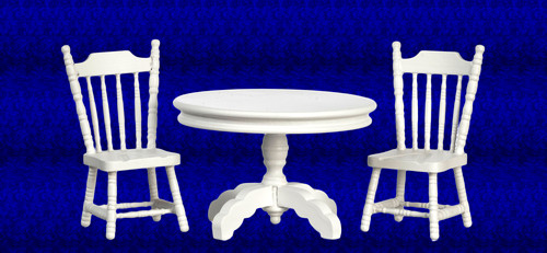 Table and Chair Set  - White